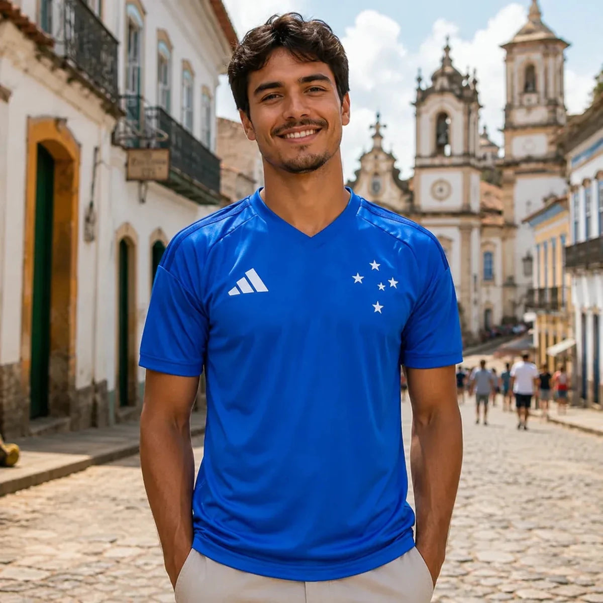 Camisa Cruzeiro Home 26/27 - Torcedor Masculino - 